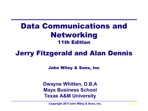 Chapter 1. Introduction to Data Communications