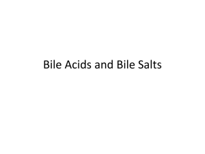 Bile Acids and Bile Salts