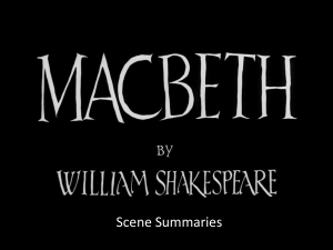 Macbeth & Banquo find out that Macbeth is now the Thane of