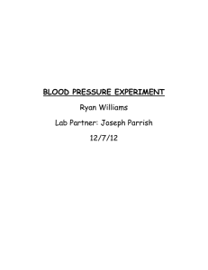 Activity 4.2.2 Blood Pressure Lab Report