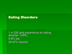 Eating Disorders - Renew Center for Personal Recovery