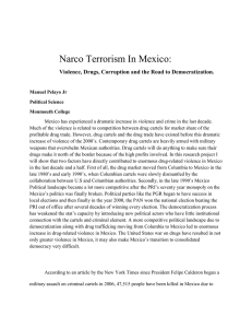 Narco Terrorism In Mexico - Politics and Government| Illinois State