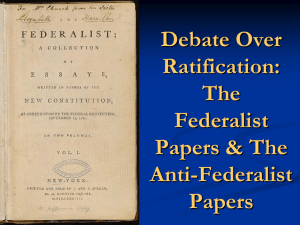 The Federalist Papers - Houston Independent School District