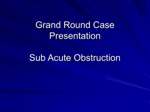 Grand Round Case Presentation