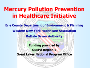 Pollution Prevention in Healthcare Initiative