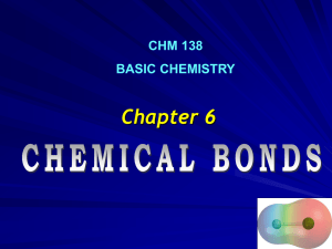 Chemical Bonds