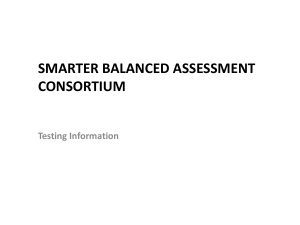 Smarter Balanced Assessment Consortium