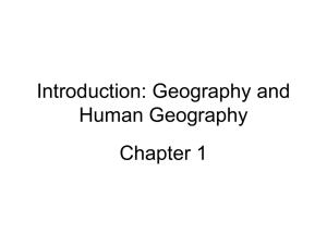 Traditions of Geography