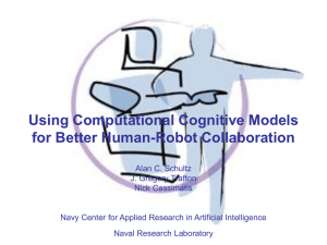 Using Computational Cognitive Models for Better Human