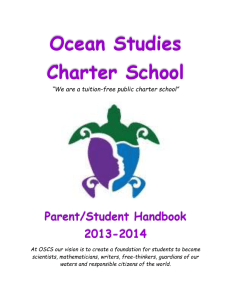 Handbook 2014 - Ocean Studies Charter School