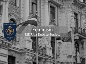 Feminism - WordPress.com