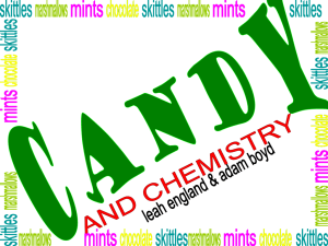 Chemistry of Candy ppt