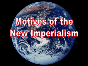 Old vs. New Imperialism PPT
