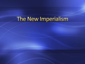 The New Imperialism - ciealevelresources