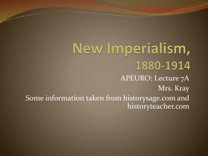 New Imperialism, 1880-1914