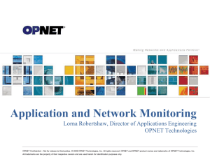 Application and Network Monitoring