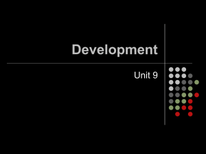 Unit 9: Development