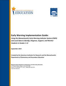 Early Warning Implementation Guide