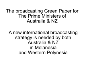 A new international broadcasting strategy is needed by both