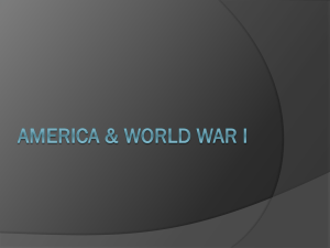 America & World War I