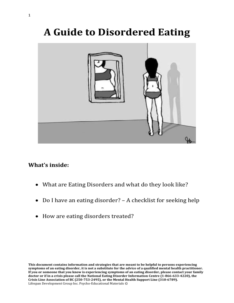 Guide To Eating Disorders