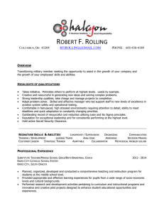 Rolling, Robert - Halcyon Solutions, Inc.