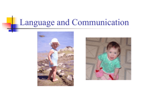 Language and Communication: What is language and how is it