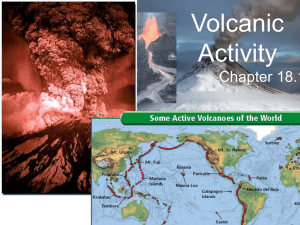 18.1 Volcanic Activity