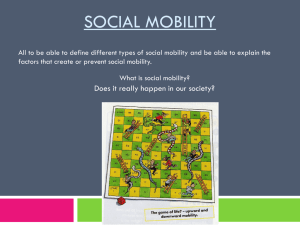 Social mobility