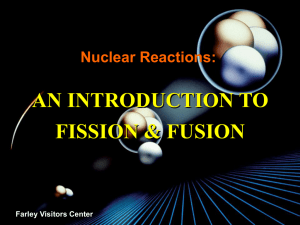 Introduction to Fission and Fusion - learningpowe