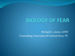 biology of fear - Crossroads of Iowa