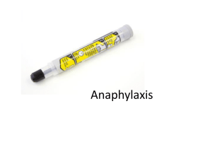 Anaphylaxis - Jacobi Emergency Medicine