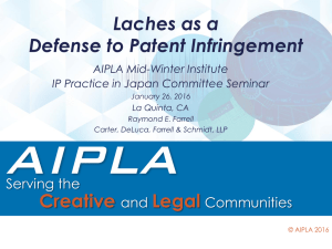 15 - Farrell-Laches as a Defense to Patent Infringement 2016-01-26