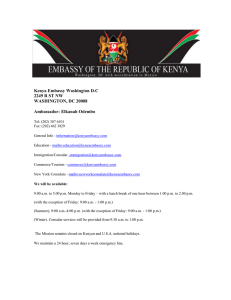 Kenya Country Information and Overview