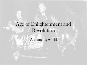 Age of Enlightenment and Revolution