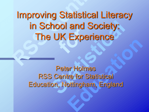 RSS Centre for Statistical Education