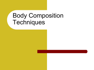 Advanced Body Composition Techniques