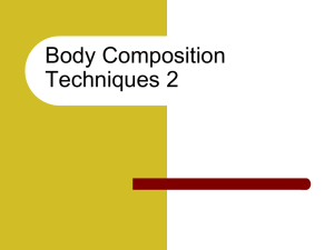 Advanced Body Composition Techniques