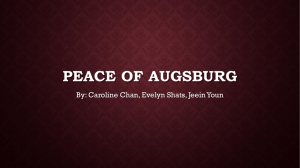 Peace of Augsburg - River Dell Regional School District