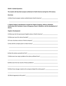 SSUSH 1 Guided Questions: The student will describe European