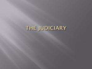 THE JUDICIARY