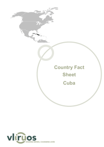 Cuba Fact Sheet - VLIR-UOS