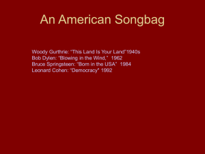 An American Songbag