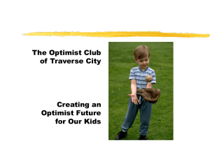 What does it mean to be an Optimist?
