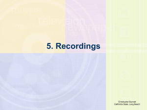 5. Recordings