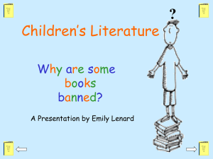Banned Children's Books - Dallas Area Network for Teaching and