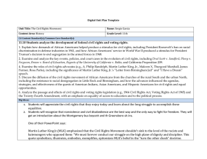 File - The Civil Rights Movement