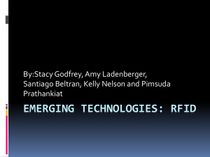Emerging Technologies: RFID