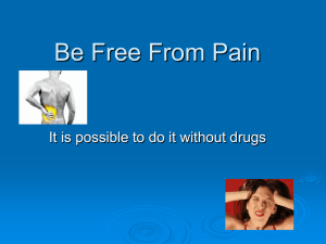 Be Free From Pain