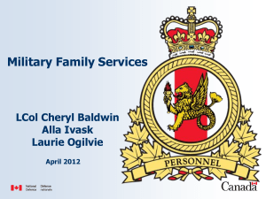 Military Family Services Briefing